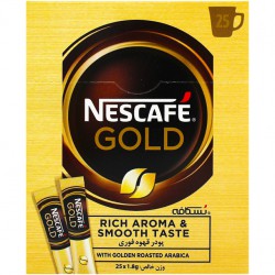 پودر قهوه فوری گلد نسکافه نستله 24 عددی