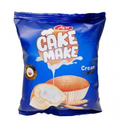 کیک شیفون وانیلی با کرم خامه کیک میک مزمز 50 گرمی