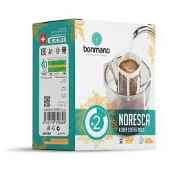 پودر قهوه pm2 noresca بن مانو 6 عددی