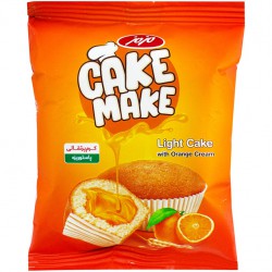 کیک شیفون روغنی با مغز کرم پرتقالی میک مزمز 52 گرمی