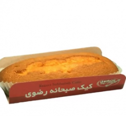 کیک صبحانه رضوی وزن ۱۰۵ گرم 24 عددی